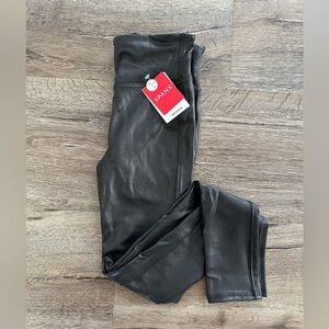 NWT SPANX Faux Leather Leggings